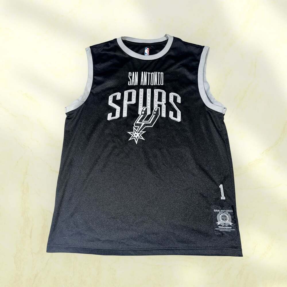 NBA San Antonio Spurs Victor Wembanyama Jersey Tank Top Black Size L